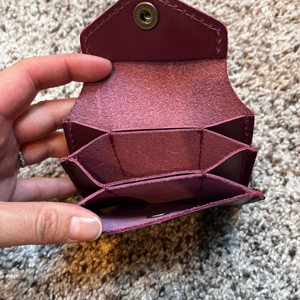 Portland Leather Goods Lovebug Wallet in Lollipop - Picture 3 of 3
